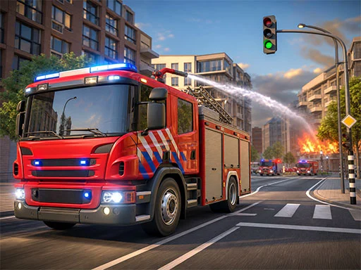Fire Truck Rescue simulator - 588BET