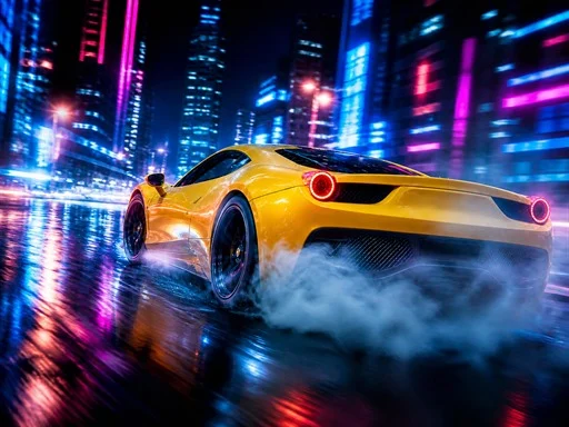Neon City Drift Racing - 588BET